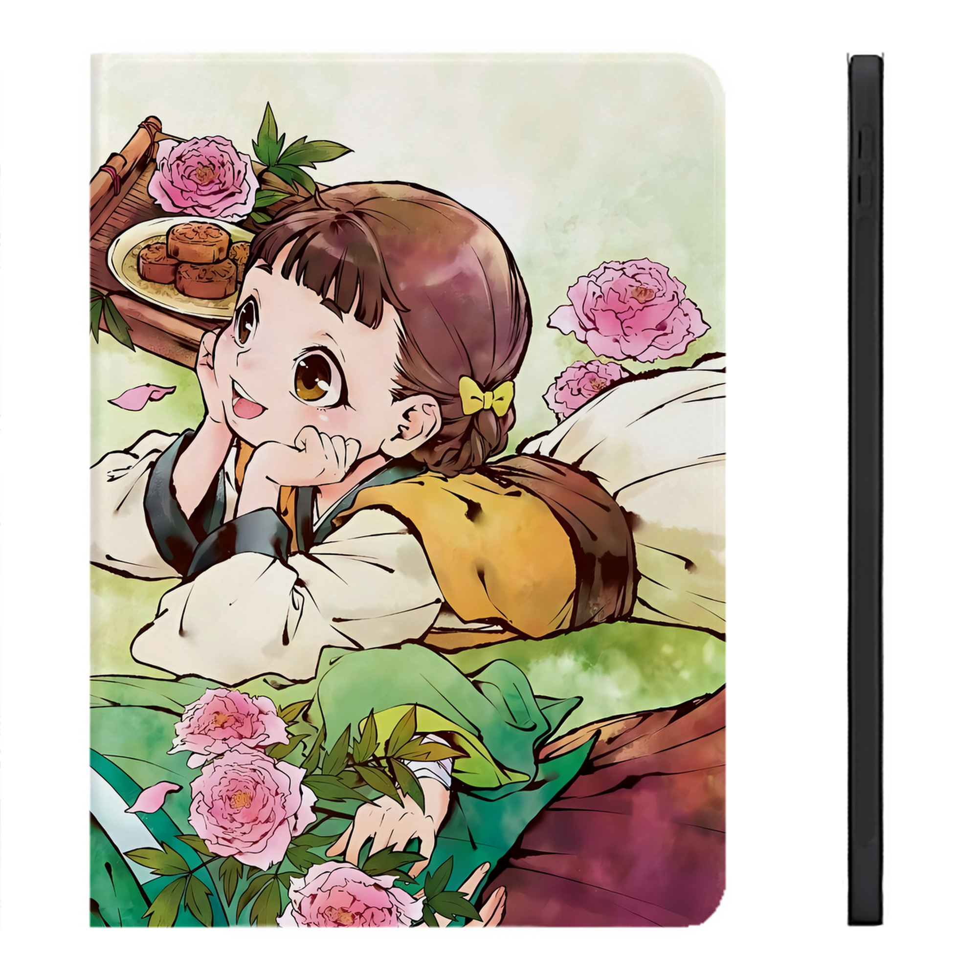 （画像用） 薬屋のひとりごと The Apothecary Diaries IPadケース ペンホルダー付き ブックスタイルデザイン